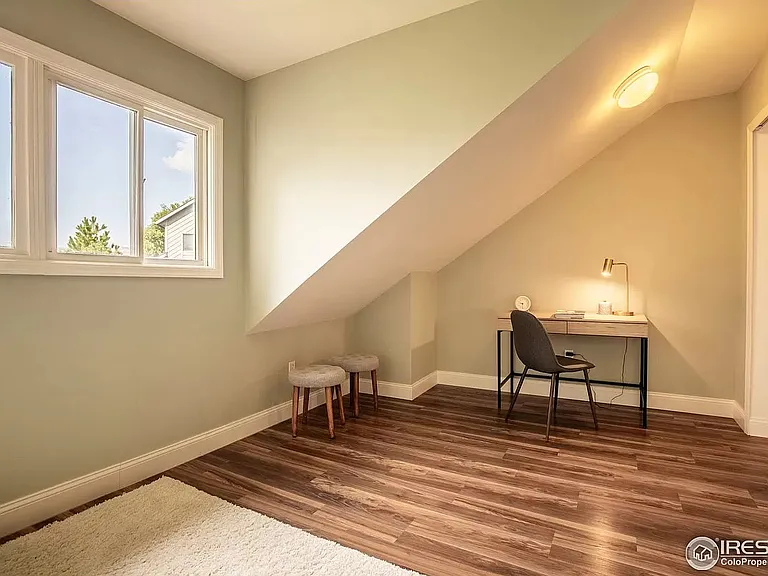 Originally a 3rd floor loft, this has been converted to a private bedroom.
