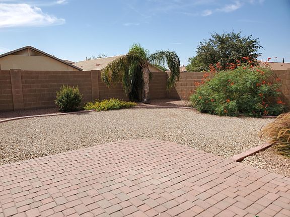 Good sized back yard.