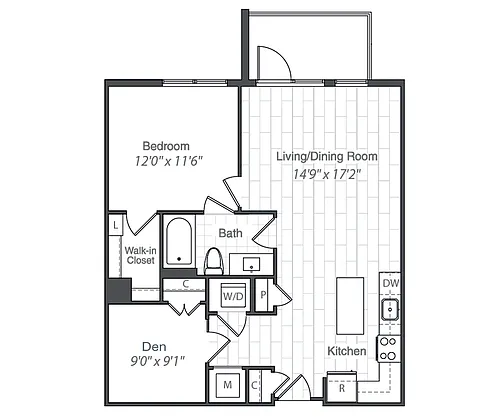 Floor plan A17D-832