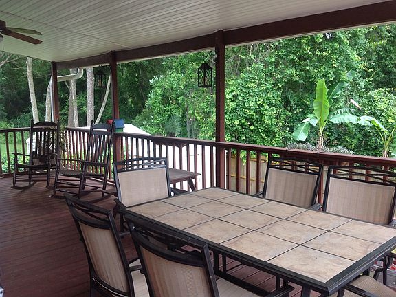 Covered back deck 