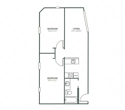 Floor plan ECL Bixby Creek