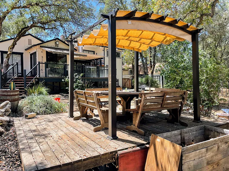 Access to an incredible back yard and garden