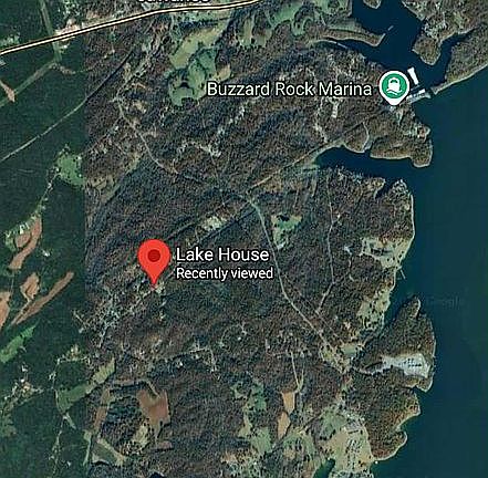 Map of house to water