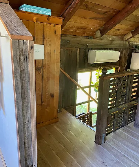 up this staircase from the tv room to the upstairs master suite