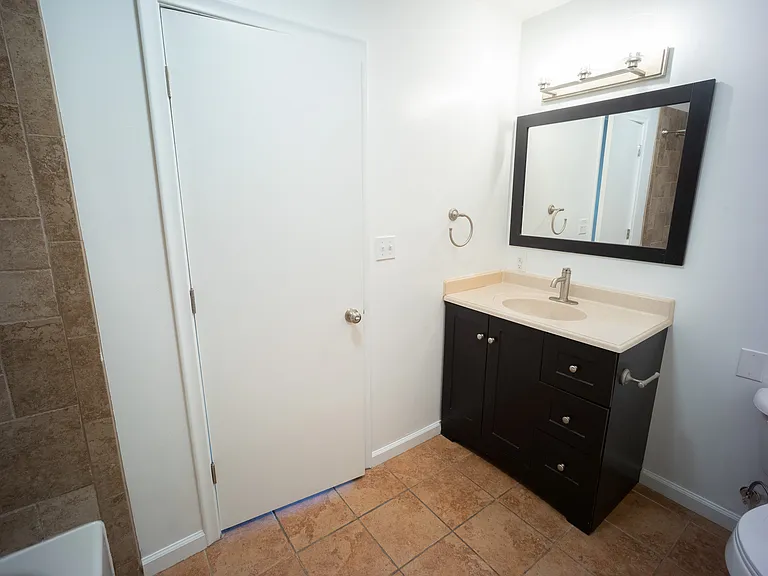 Hallway bathroom