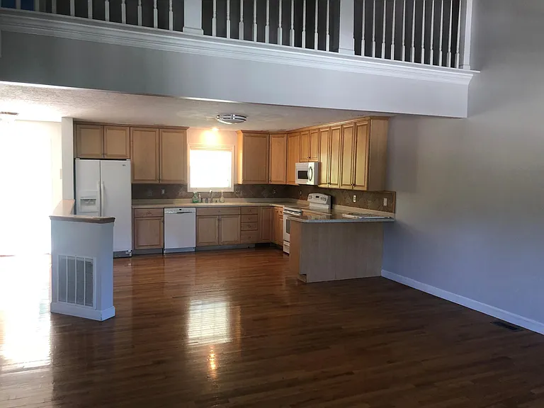 New Dishwasher and Microwave is seen in this photo