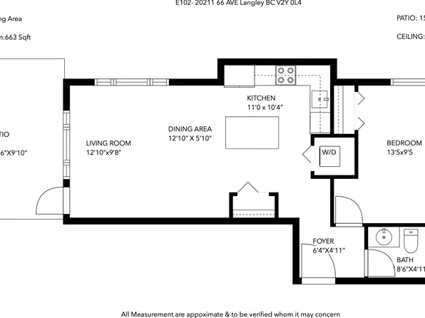 20211 66th Ave #E102, Langley, BC V2Y 0L4