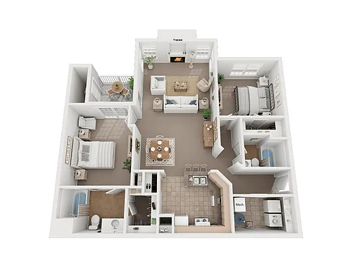 Floor plan The Birch *Newly Renovated