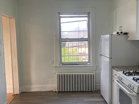 Kitchen with new floors