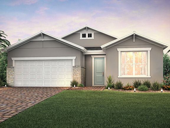 Home Exterior C2A with decorative stone detail