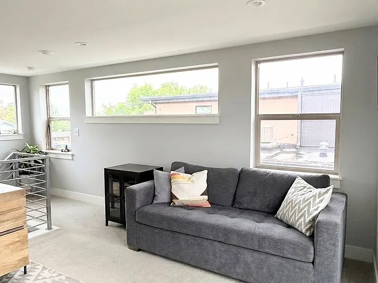 Roof Living Area with pullout couch