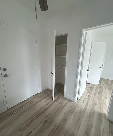Pantry and entrance to nice size bedroom