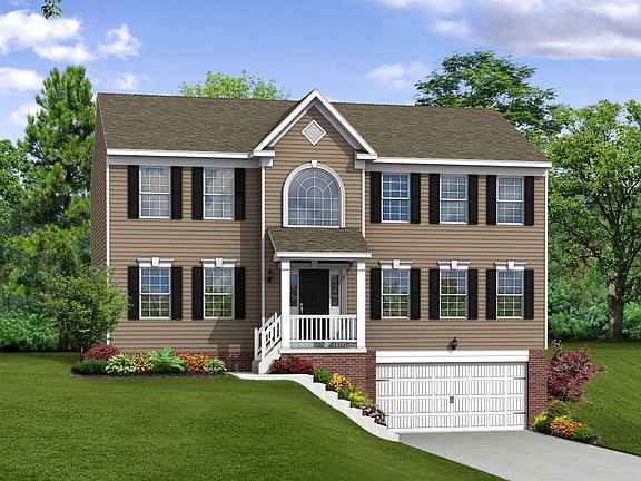 Elevation A Siding Facade with Opt Porch Garage Door