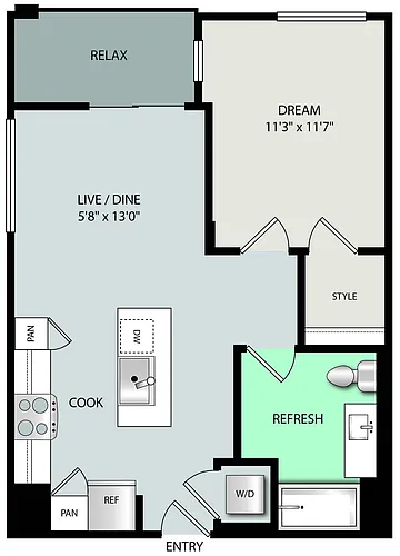 Floor plan B1