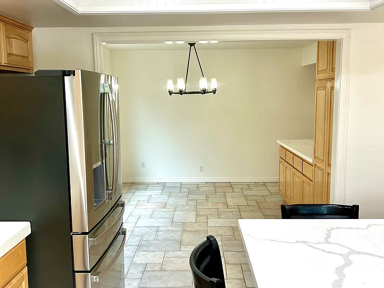 Kitche with view to Dining Room