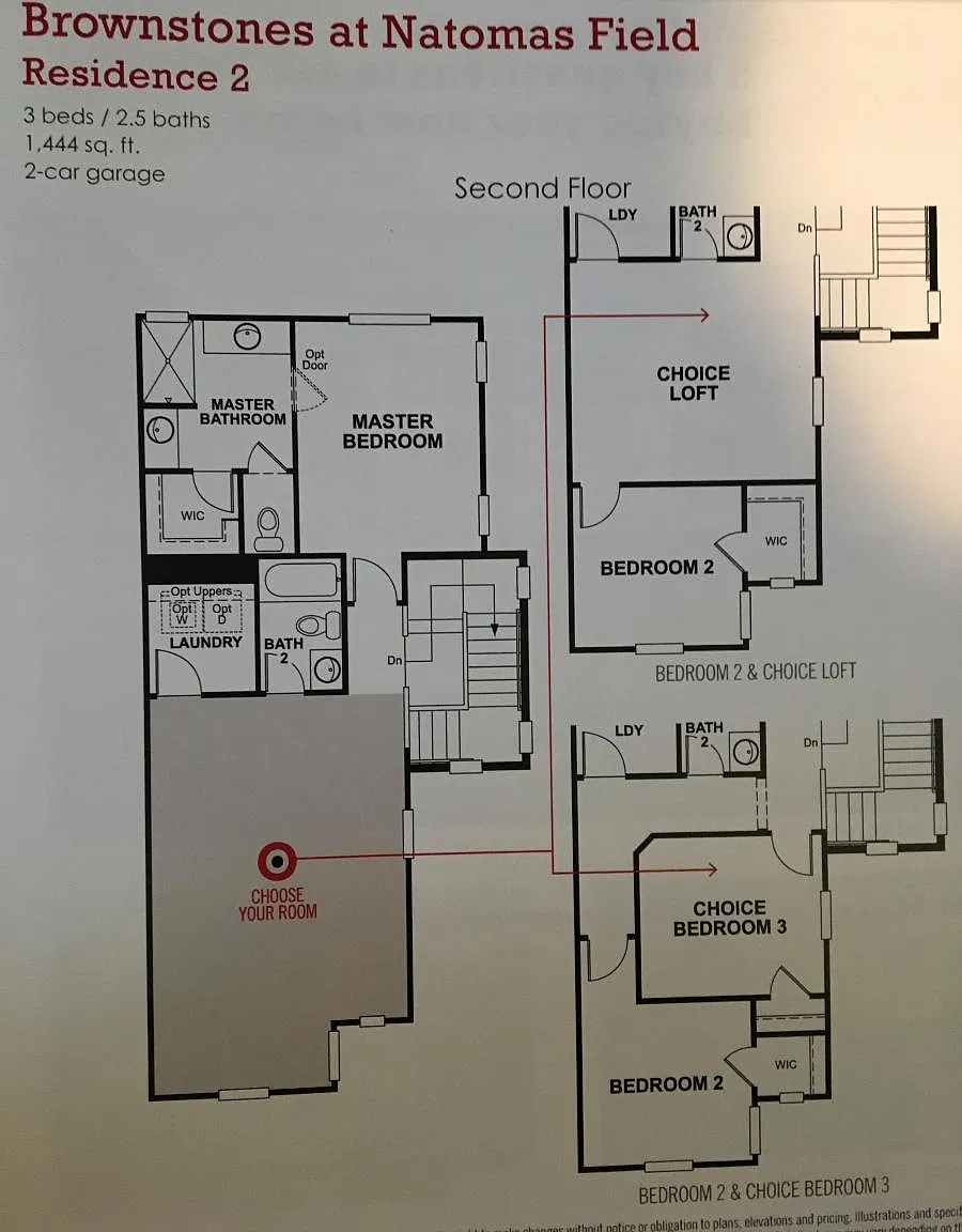 3 bed, 2.5 bath, 1444 sqft, $2,600 — Photo 1