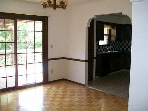 Dining room to kitchen and deck