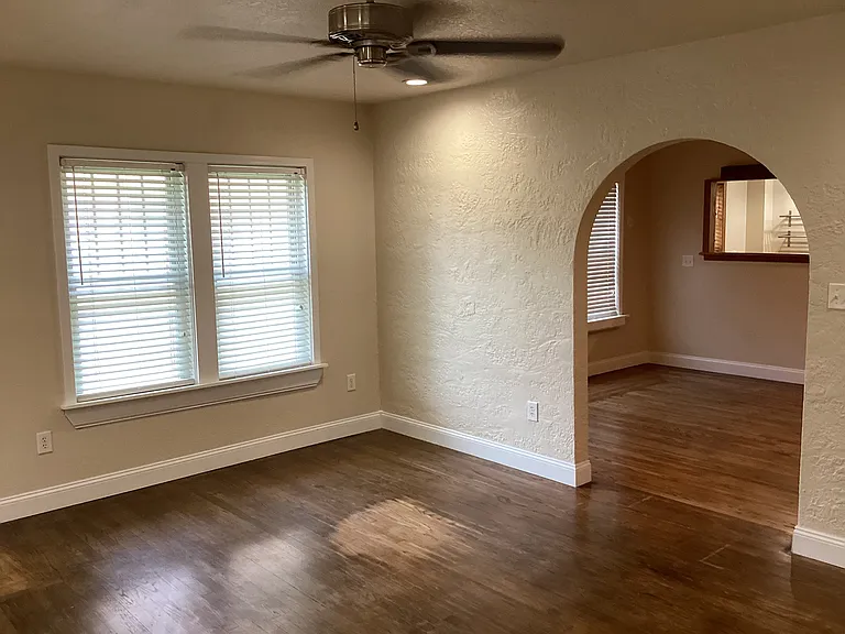 Living room looking into dining room