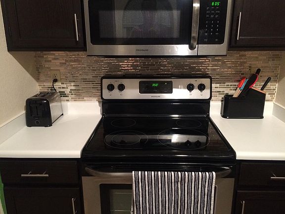 New stainless appliances