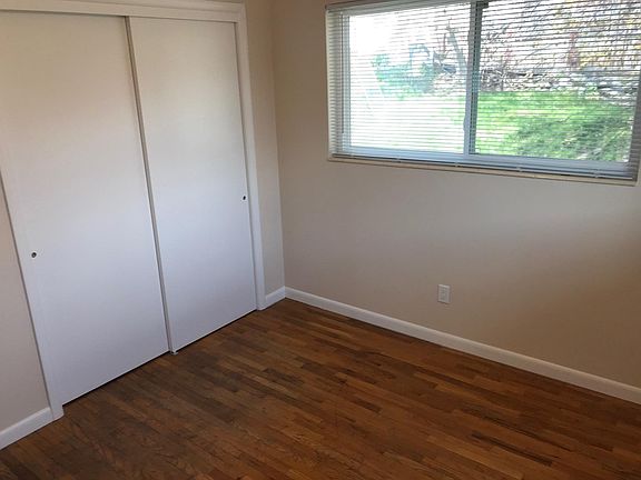 Bedroom 2 upstairs. All bedrooms have large closets.