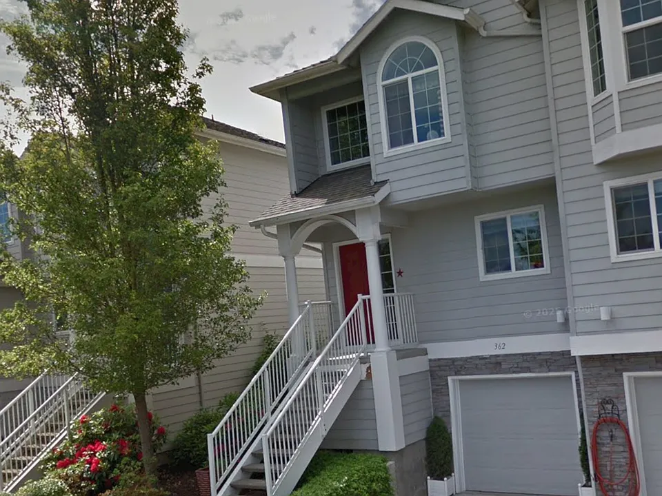 Your driveway, private landing and staircase and single car garage