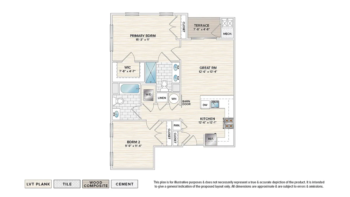 Floor plan The Dakota (FMX-D1)