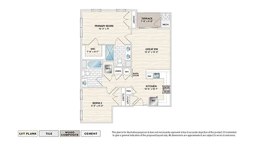 Floor plan The Dakota (FMX-D1)