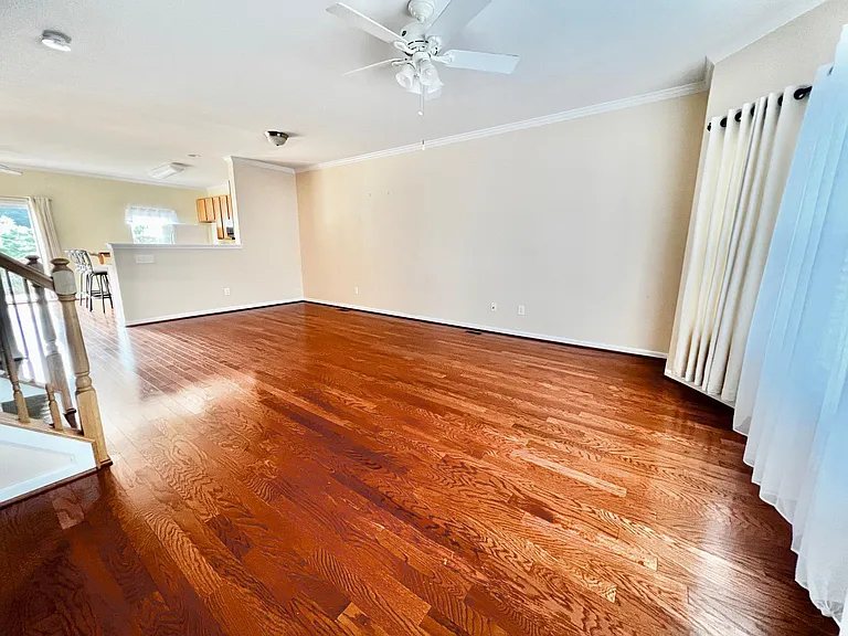 Expansive living room area with tons of natural light