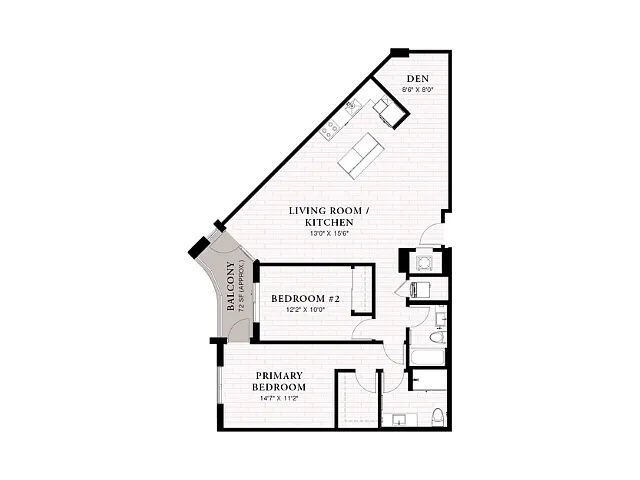 Floor plan B2BD