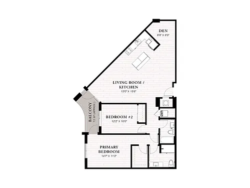 Floor plan B2BD