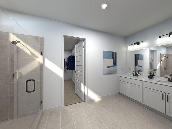 Rendering of the Prato Primary Bathroom