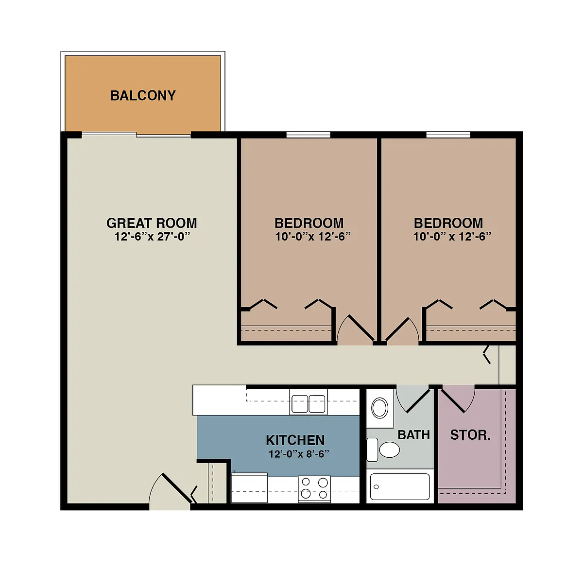 Floor plan 2A