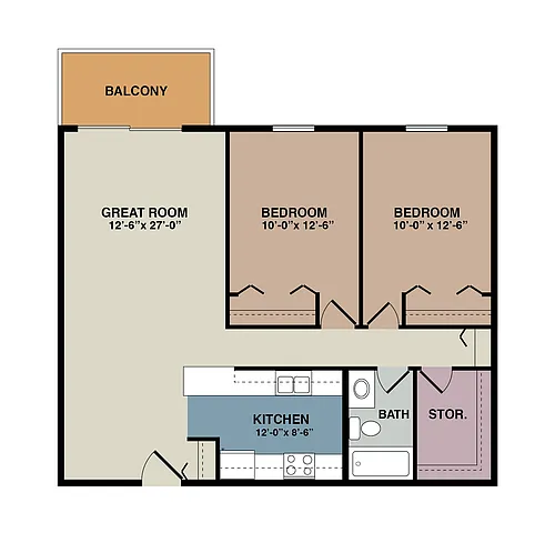 Floor plan 2A