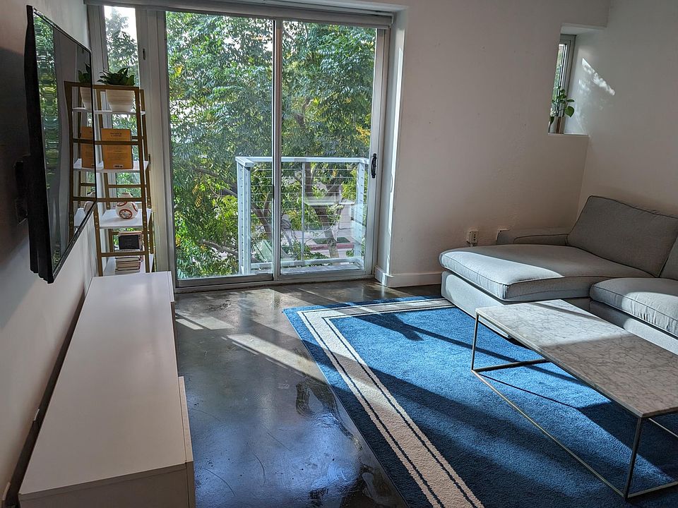Natural lit living room