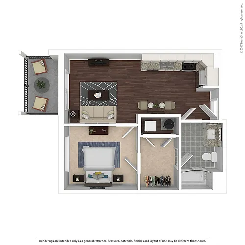 Floor plan The Flatwater at Old Main