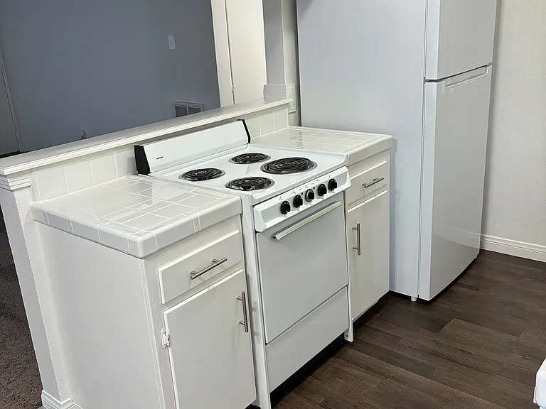 Electric Stove and Brand New Refrigerator