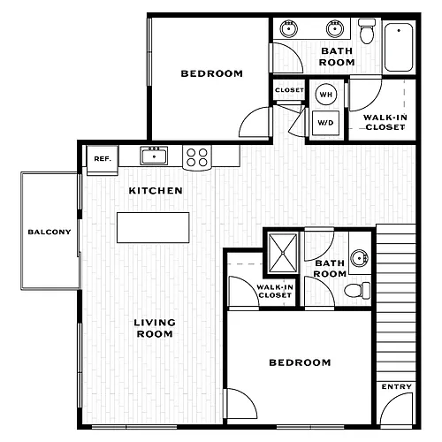 Floor plan 2B