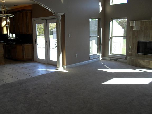 Family room off of kitchen.