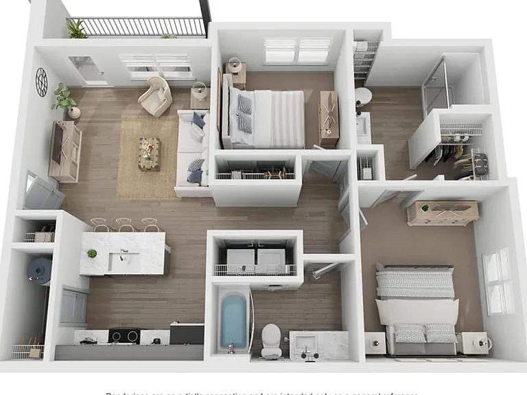 2 Bedroom | 2 Bath | 954 SF 2 Bedroom | 2 Bath | 954 SF
