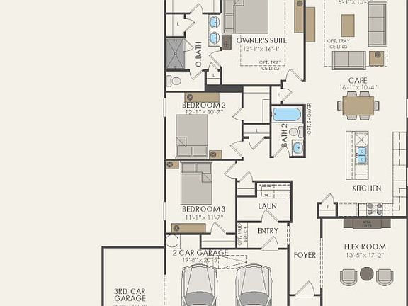 First Floor 3 br 2 ba