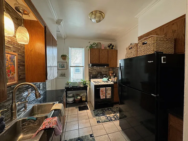 Kitchen shown when home is occupied.