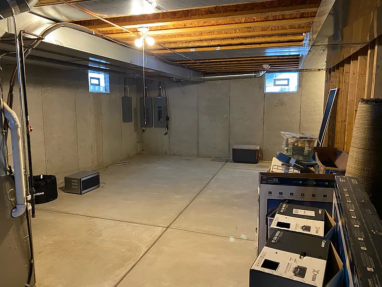 Basement storage