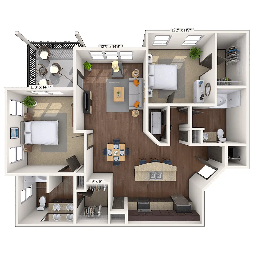 Floor plan Pruitt