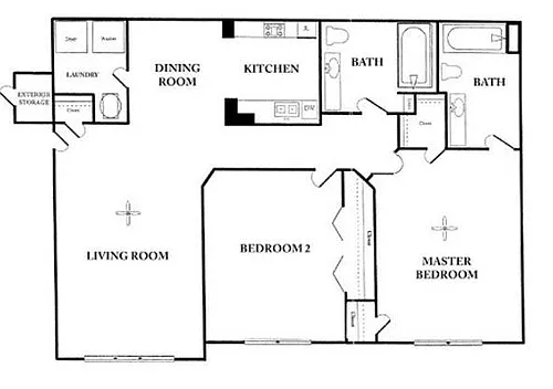 Floor plan 2X2 B3