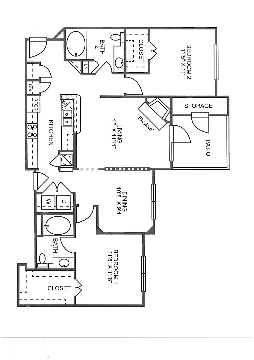 Floor plan B2-3