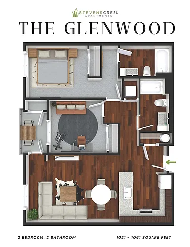 Floor plan The Glenwood