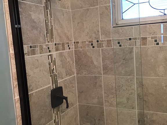 Custom tile shower
