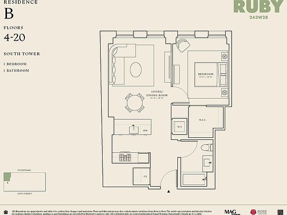 2nd image of 243 W 28th St #S4b