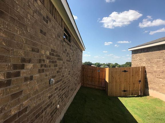 The right side of the house