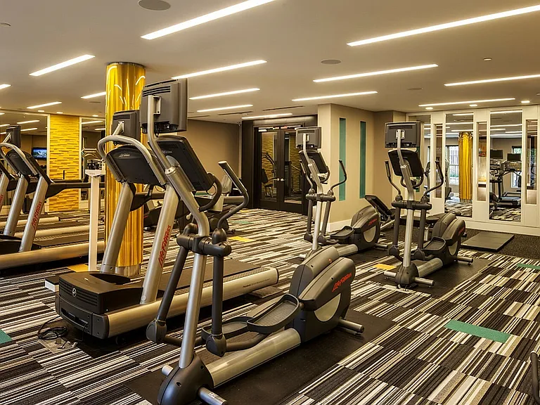 Large, Well-Equipped Fitness Center | Madison at Ballston Station | Arlington VA Apartments